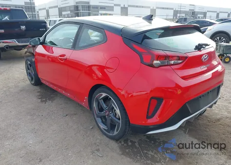 2019 Hyundai Veloster Turbo Ultimate z USA, uszkodzony, nr VIN KMHTH6AB1KU008592